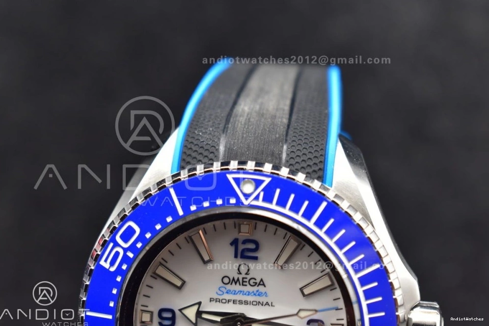 Dial Edition 1:1 Black on White 6000M Versatile Blue TF Bezel SS Rubber Deep Ultra 1078 A Best Ceramic Strap Seamaster 0328